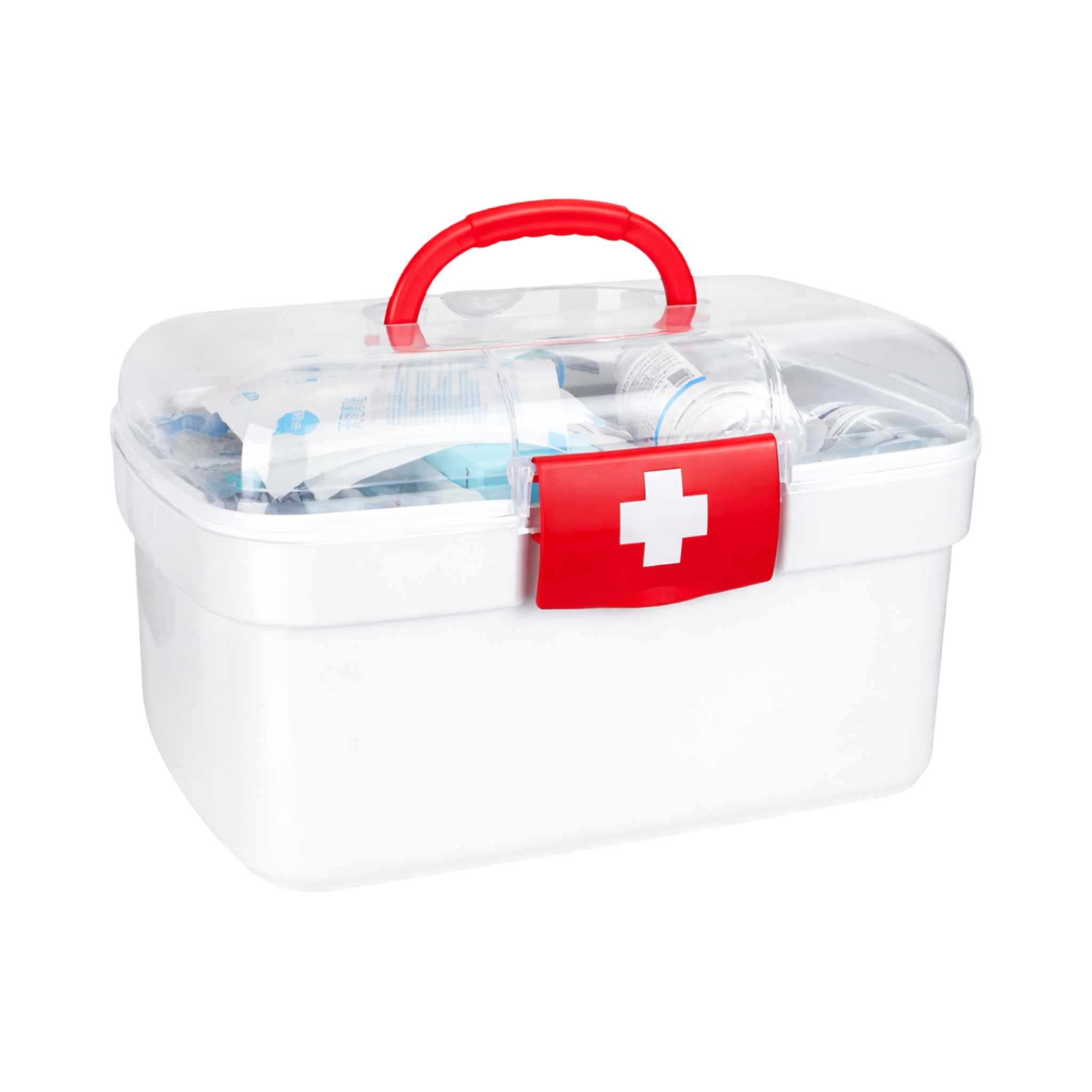 First Aid Box – Kuti Ndihme të Parë me Dorezë (Set i Kompletuar)