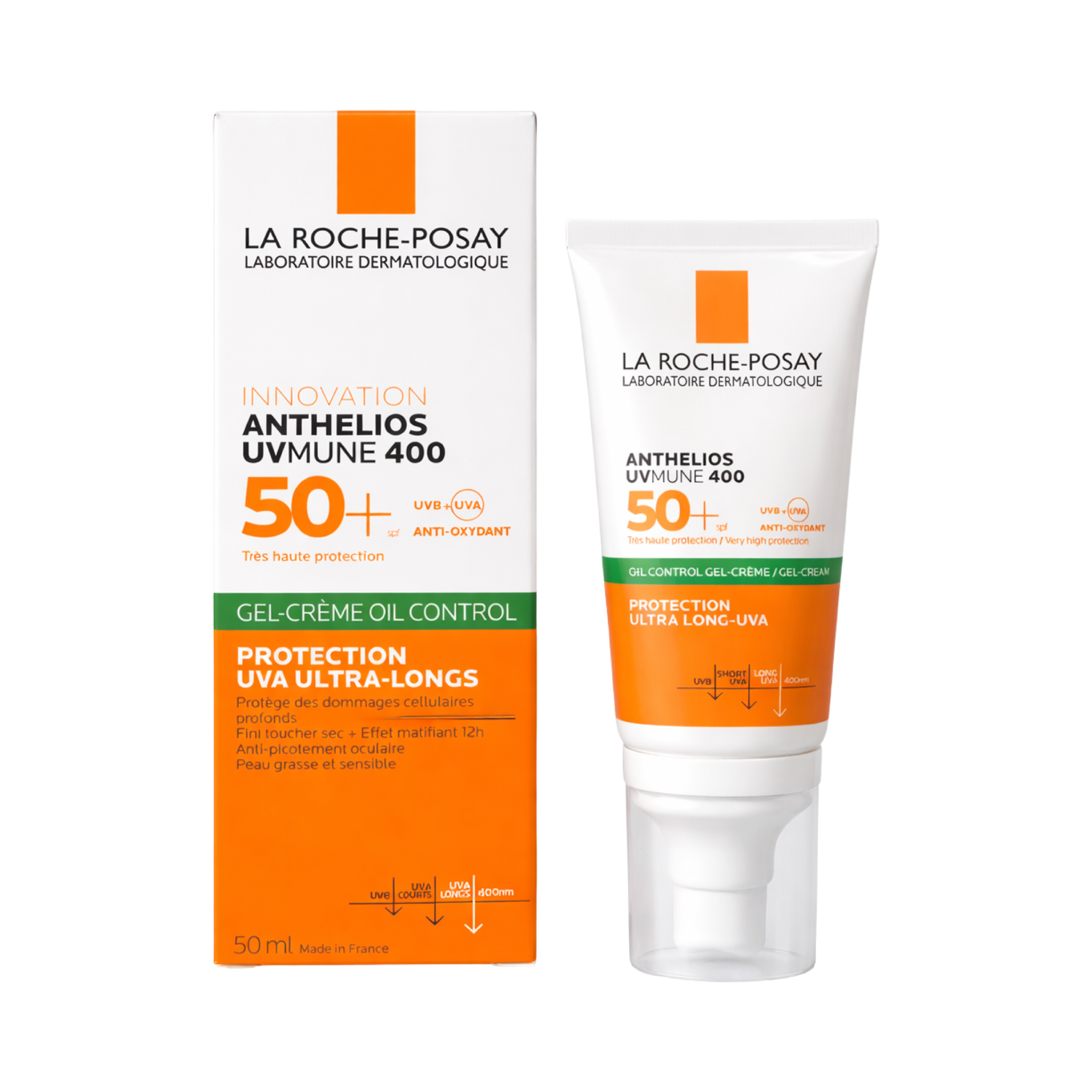La Roche-Posay Anthelios UVMune 400 Gel-Crème Oil Control SPF50+ 50ml