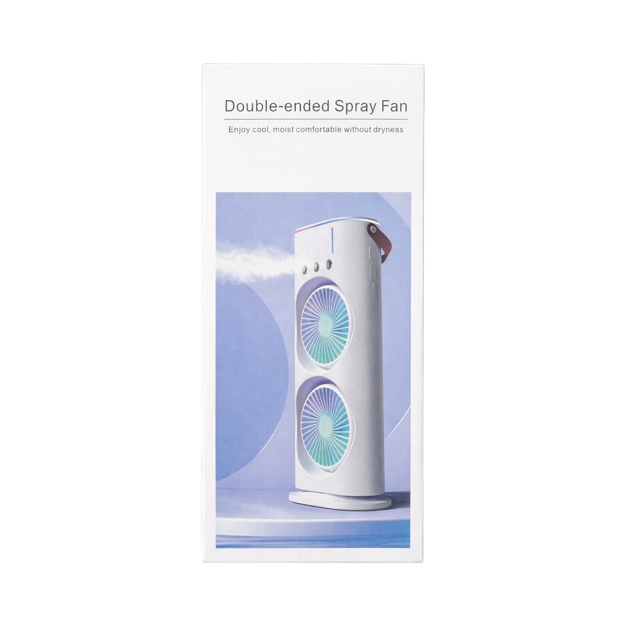Double-Ended Spray Fan – Portable Cooling Fan with Mist & Humidifier