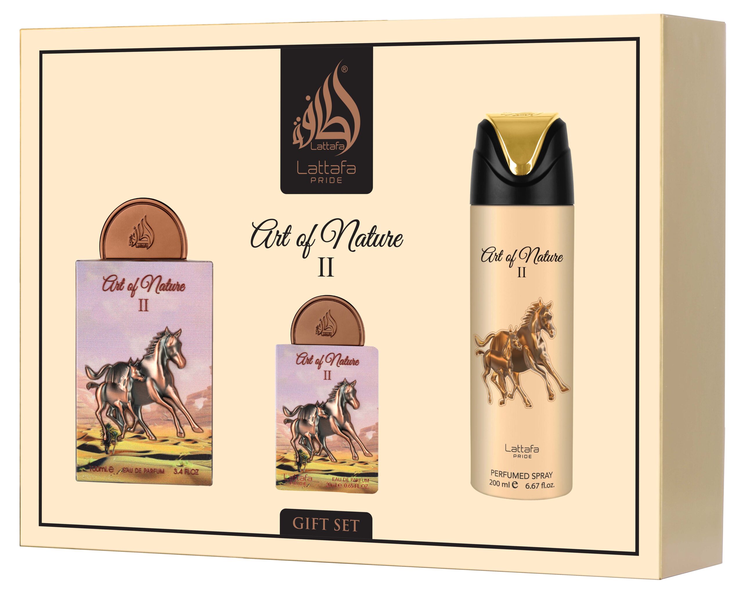 Gift Set - Art Of Nature II (Horse) - 3pcs