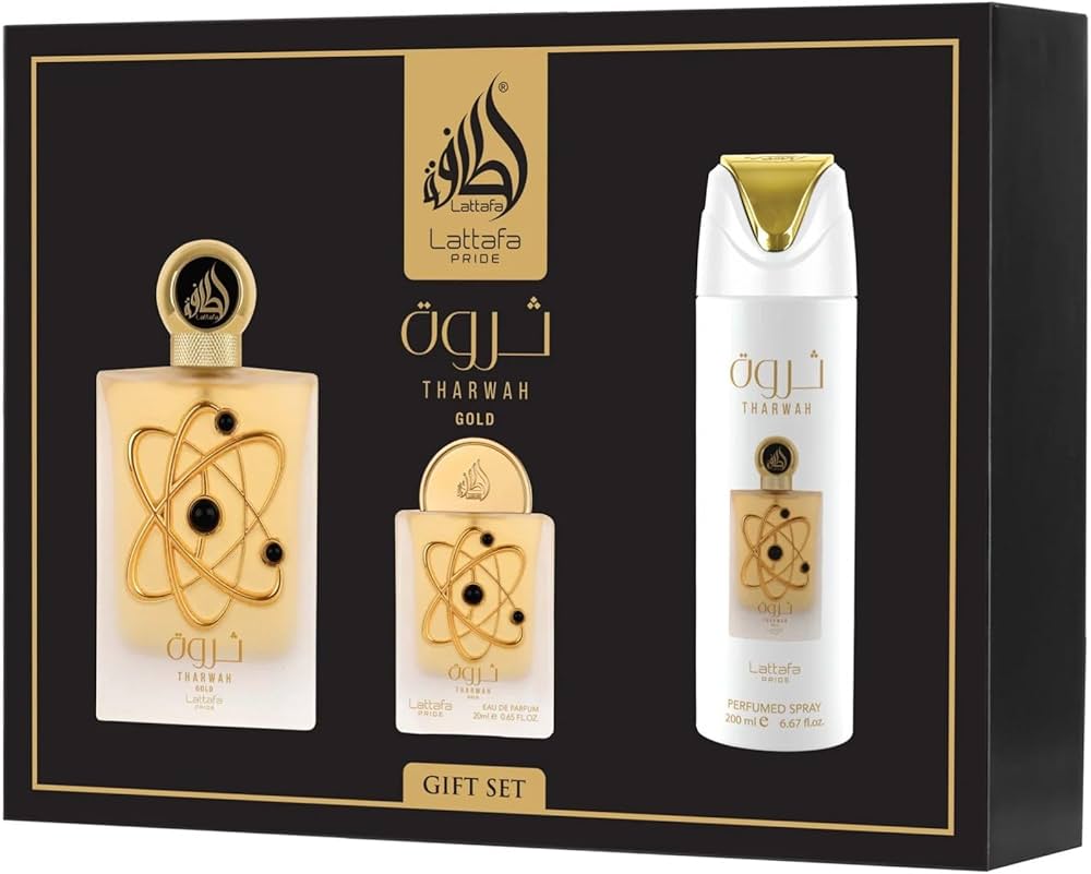 Gift Set - Tharwah Gold - 3pcs