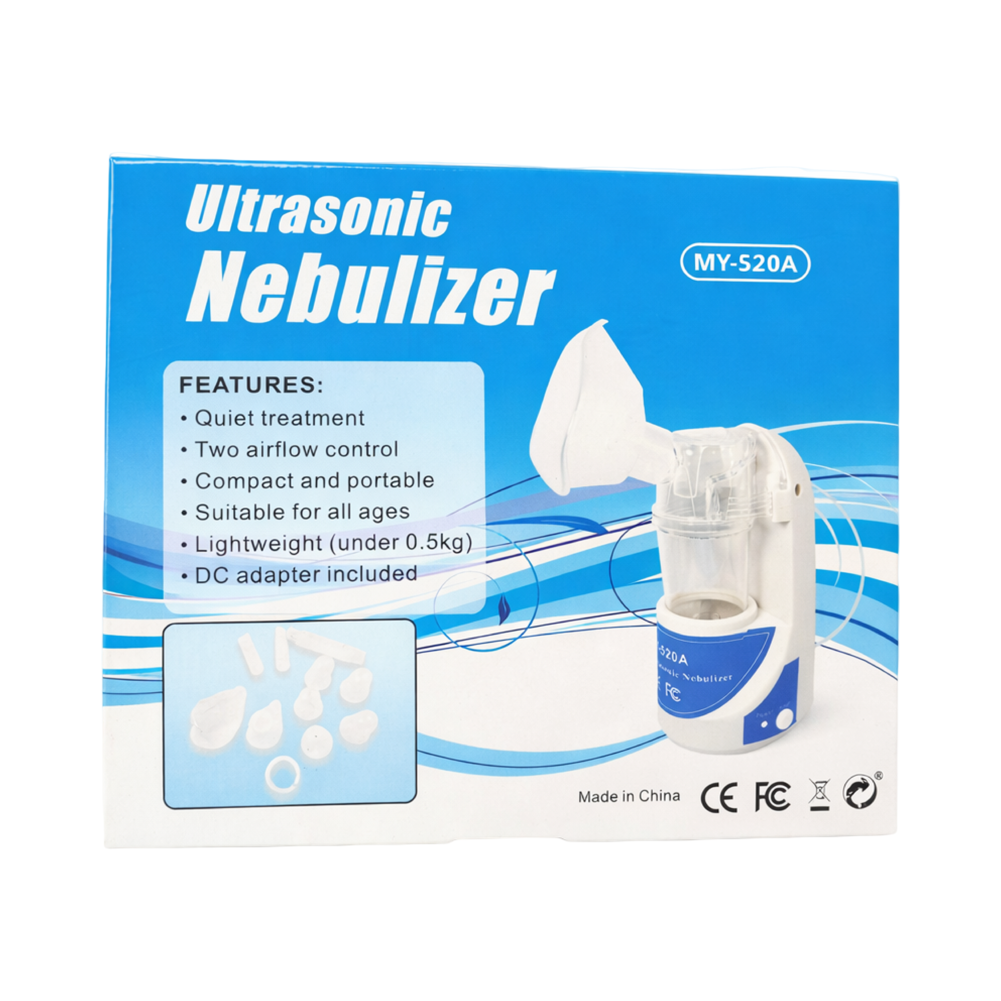 Ultrasonic Nebulizer MY-520A – Inhalator Profesional me Kontroll Ajri