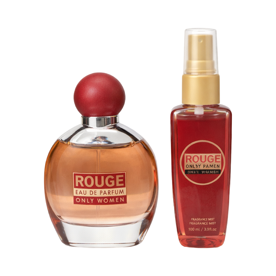 Rouge Eau de Parfum Gift Set – Perfume + Fragrance Mist (Only Women)
