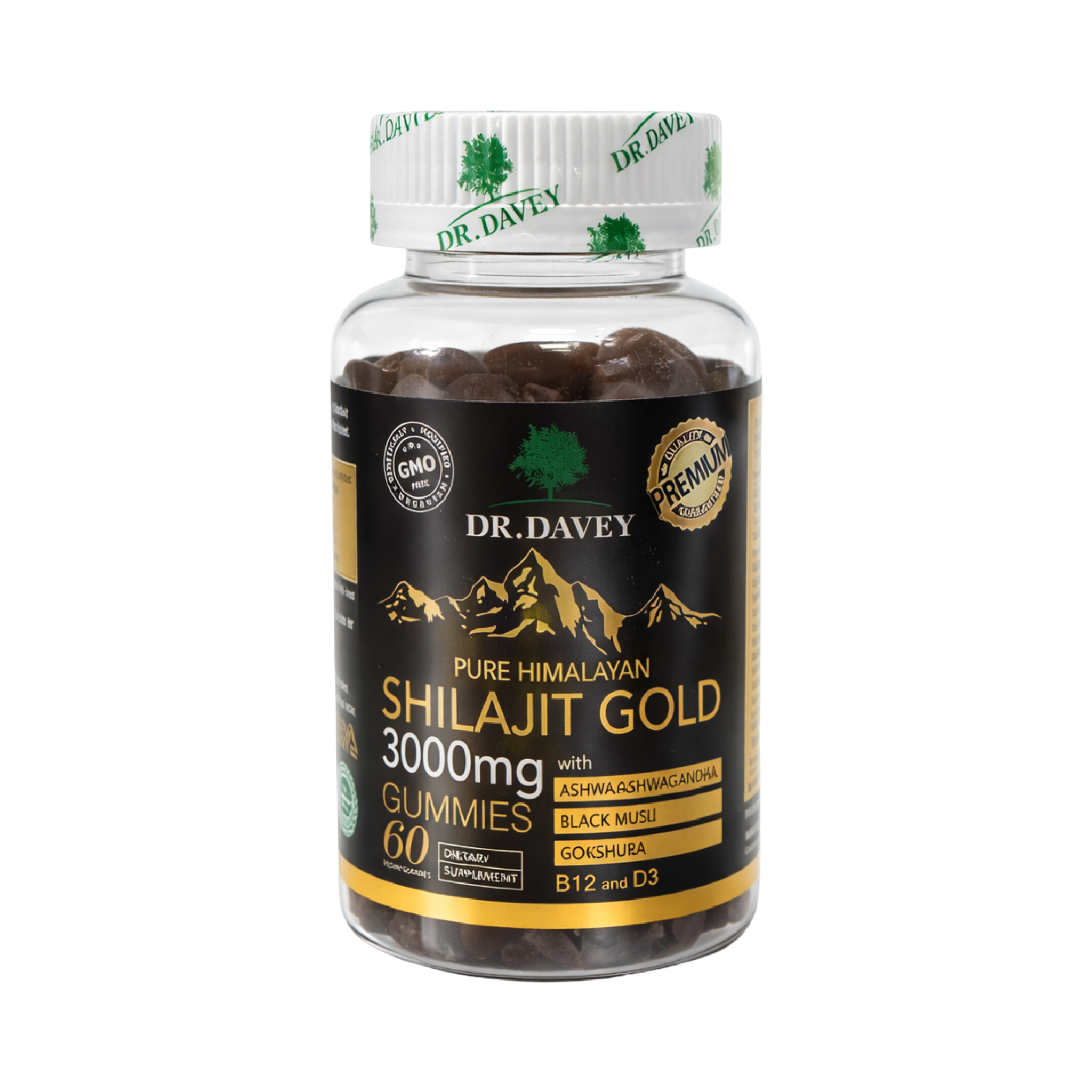 Dr. Davey Pure Himalayan Shilajit Gold 3000mg – 60 Copë