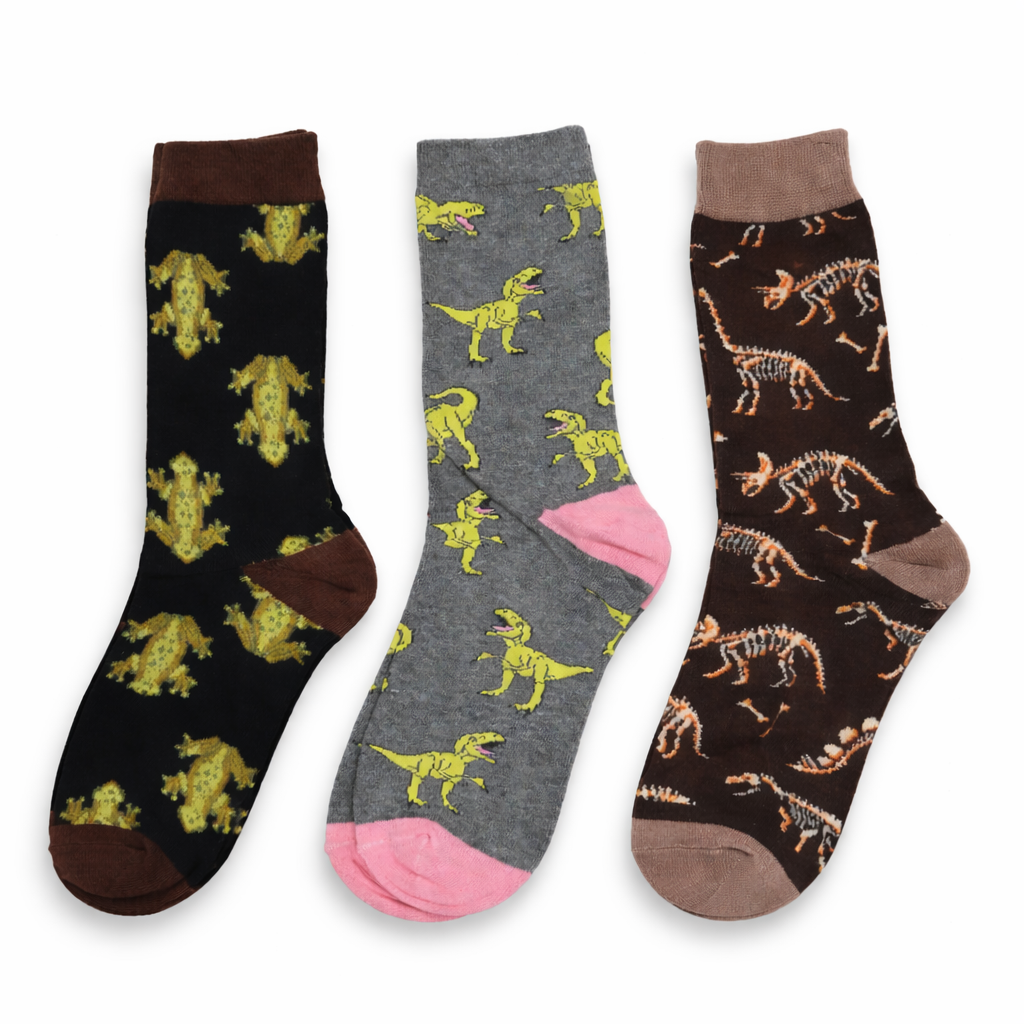Dino Style Socks – Qorape me Dizajn Dinosaurësh