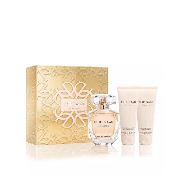 Elie Saab W Le Parfum 3Pcs (EDP 90ml+B/L 75ml+ S/G 75ml)Gift Set