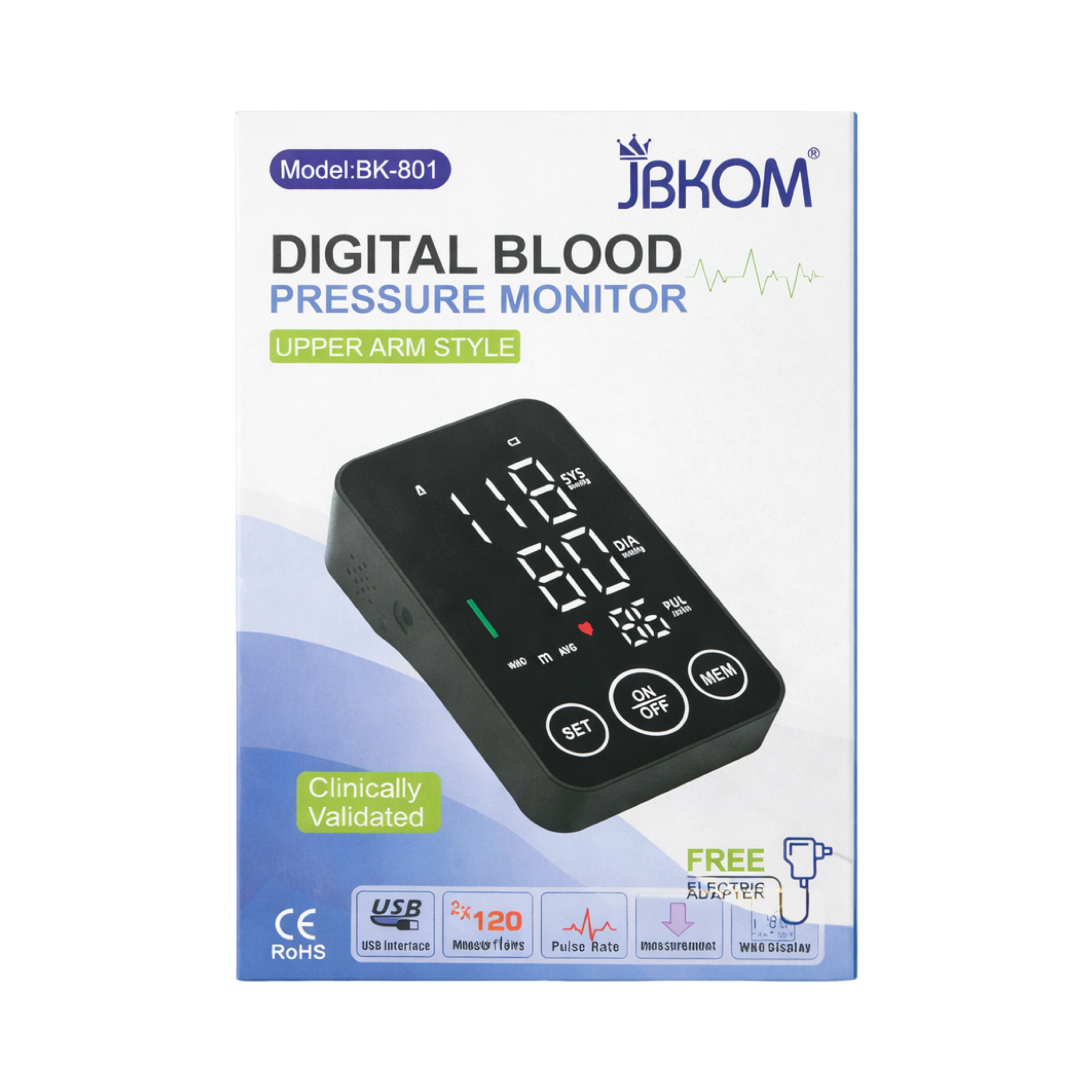 Aparat Digjital për Matjen e Tensionit (Upper Arm)