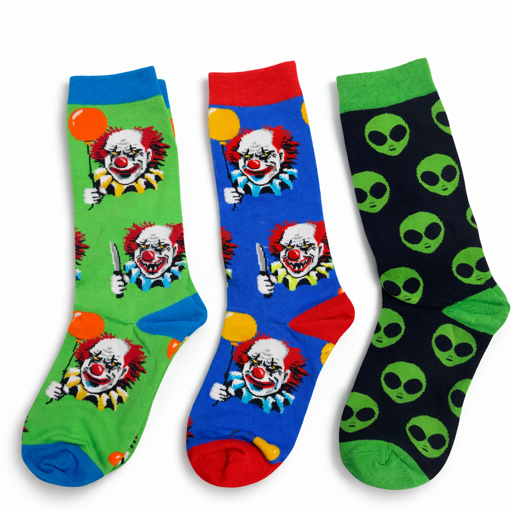 Horror & Alien Style Socks – Qorape me Dizajn Fantazi