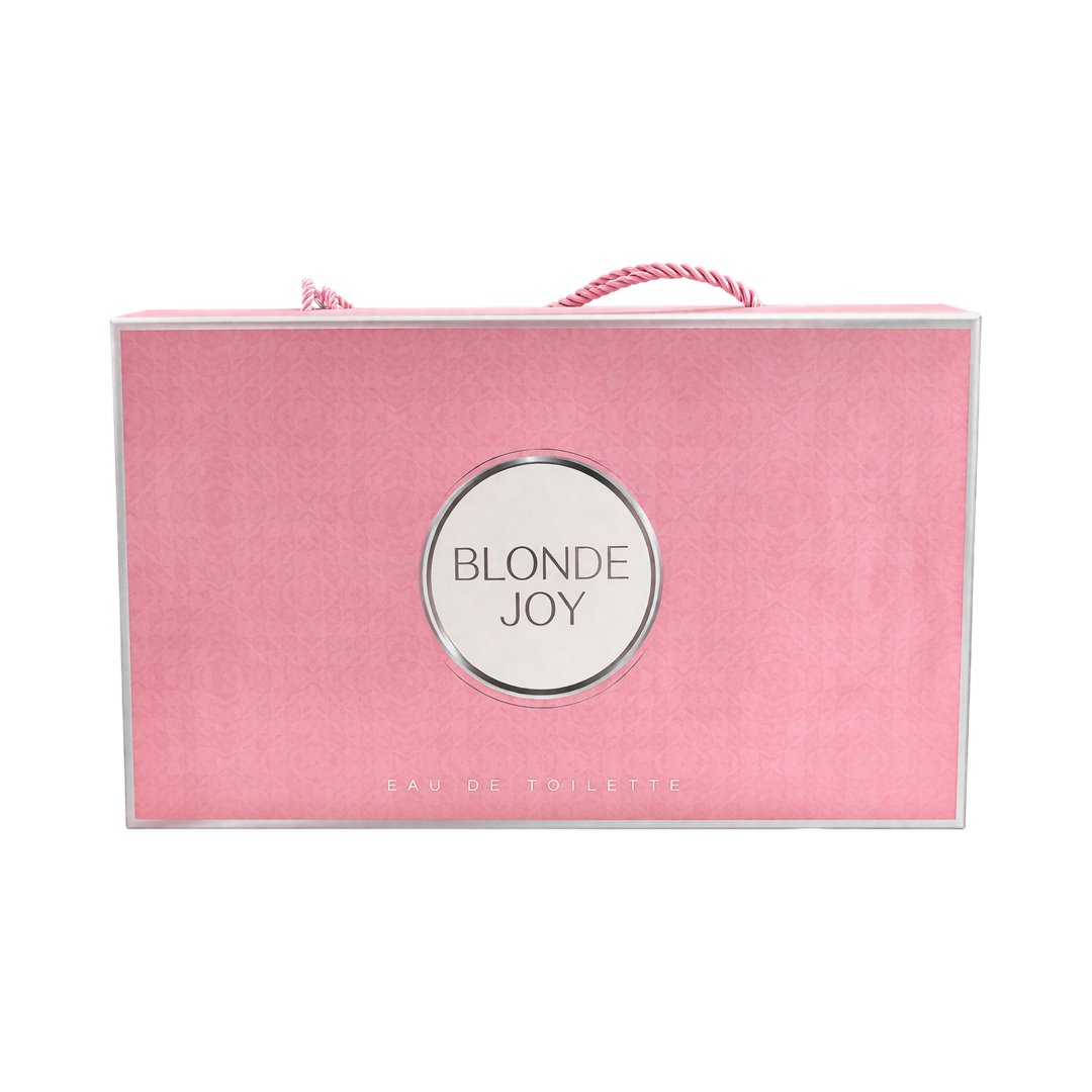 Blonde Joy Gift Set – Eau de Toilette + Body Lotion + Shower Gel + Body Mist (Pour Femme)