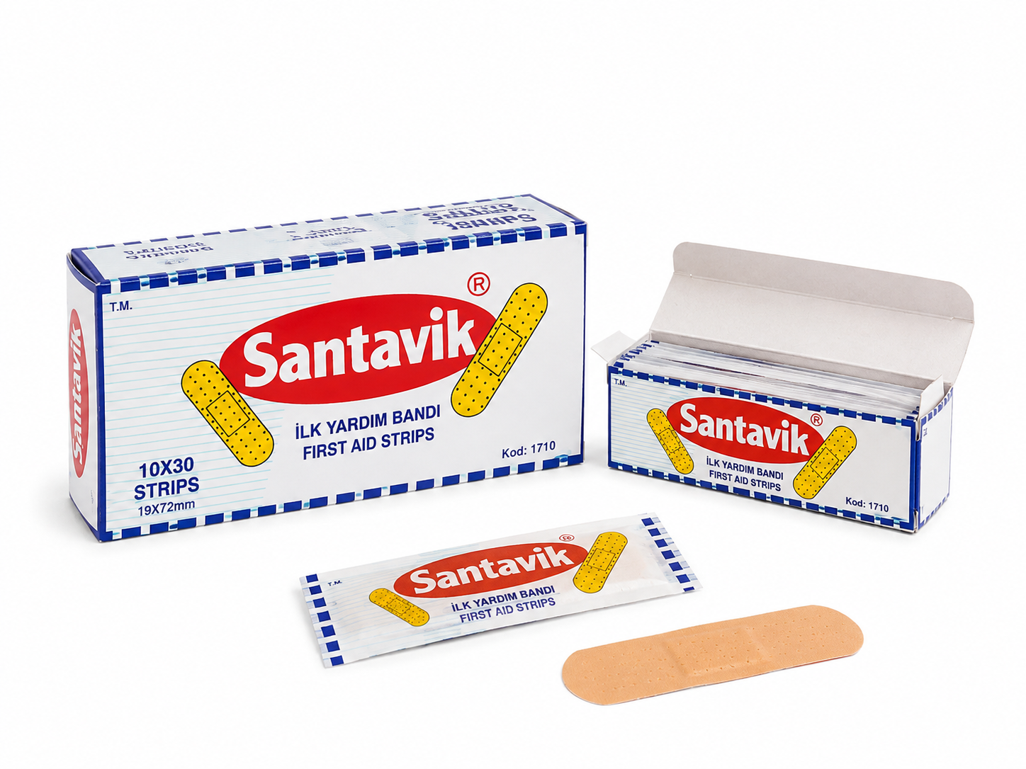 Santavik – Shirita Ndihmës për Plagë – 30 Kuti 🩹