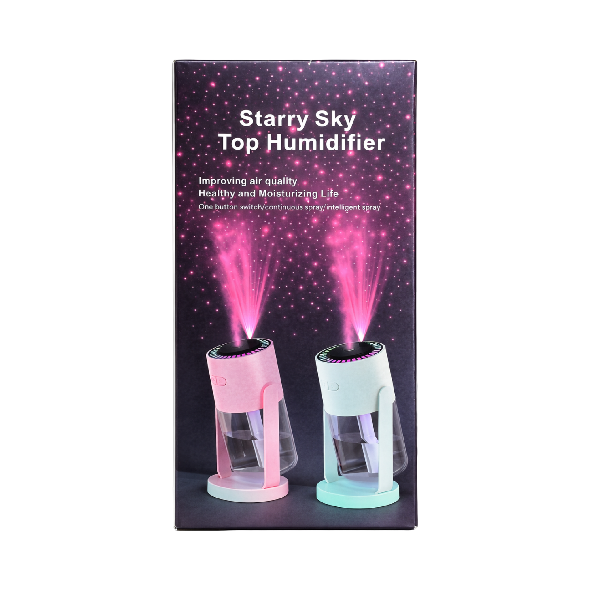 Starry Sky Top Humidifier – Mini Aromatherapy & LED Air Moisturizer