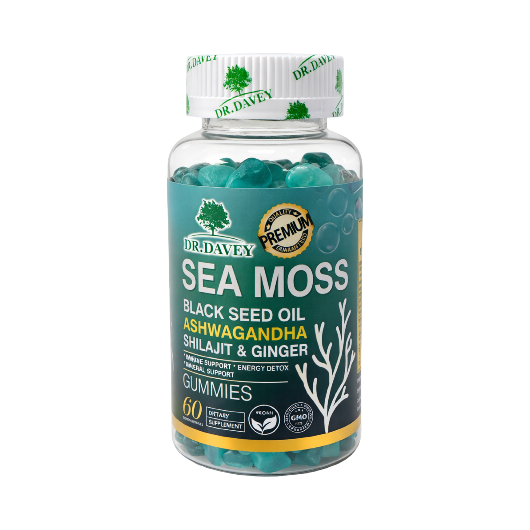 Dr. Davey Sea Moss Complex Gummies – 60 Copë