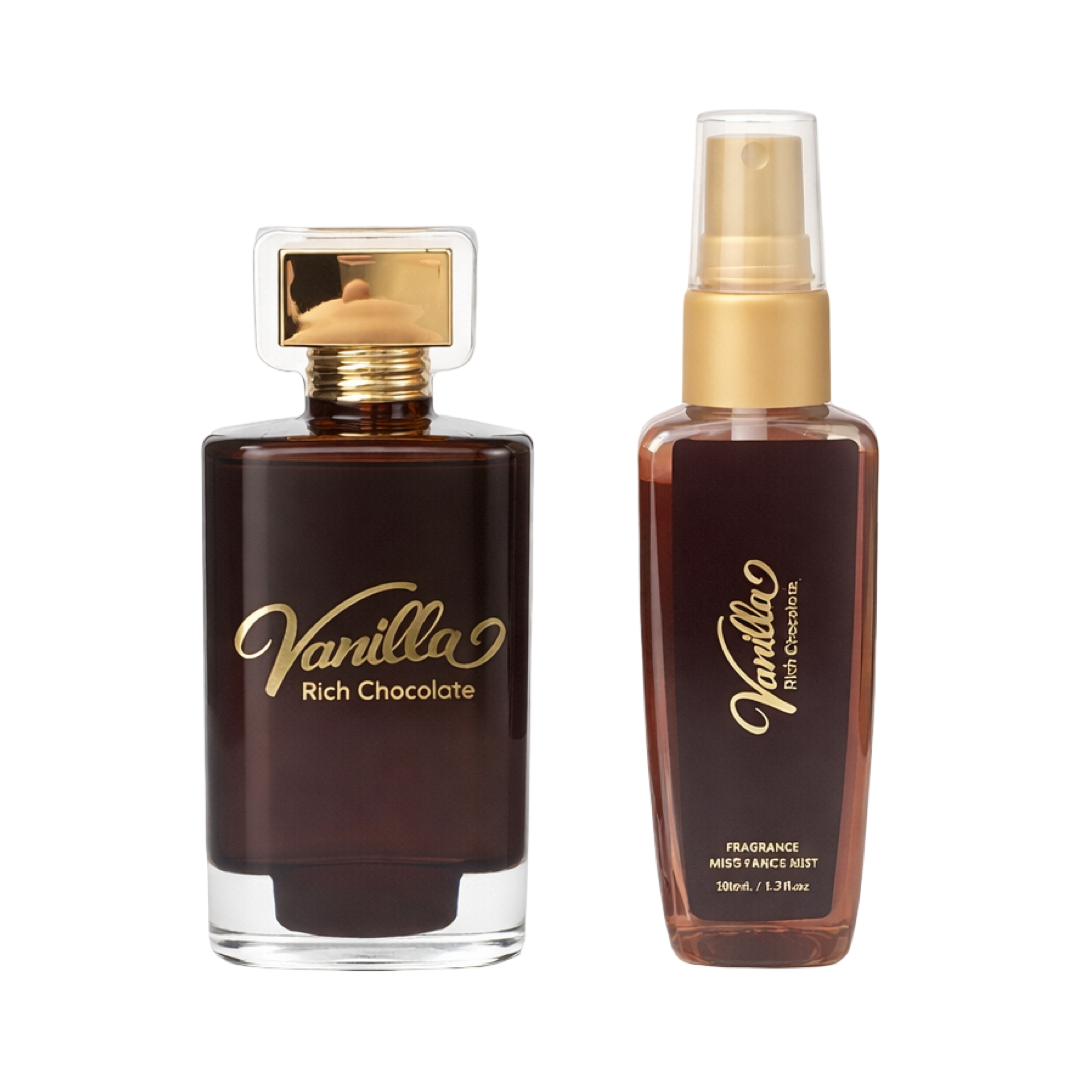 Vanilla Rich Chocolate Gift Set – Eau de Parfum + Fragrance Mist (Pour Femme)
