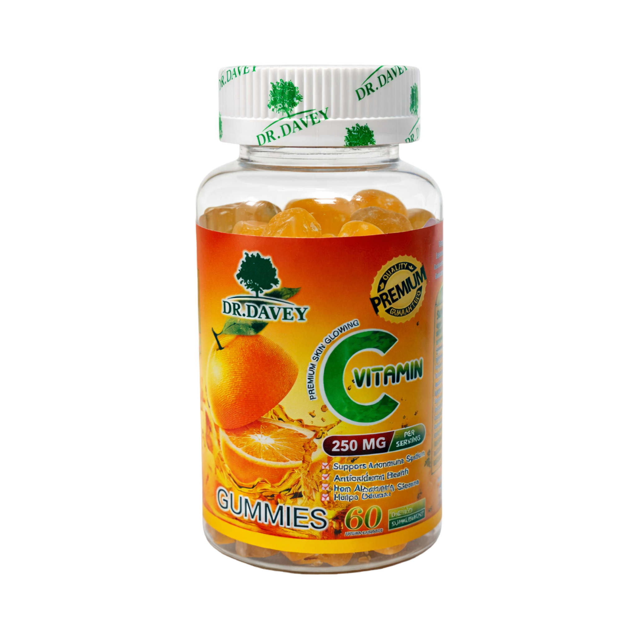 Dr. Davey Vitamin C Gummies 250mg – 60 Copë