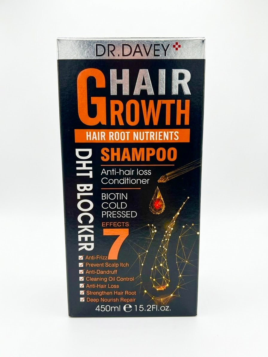 DR.DAVEY Hair Growth Shampoo – DHT Blocker 7 Effects (450ml)
