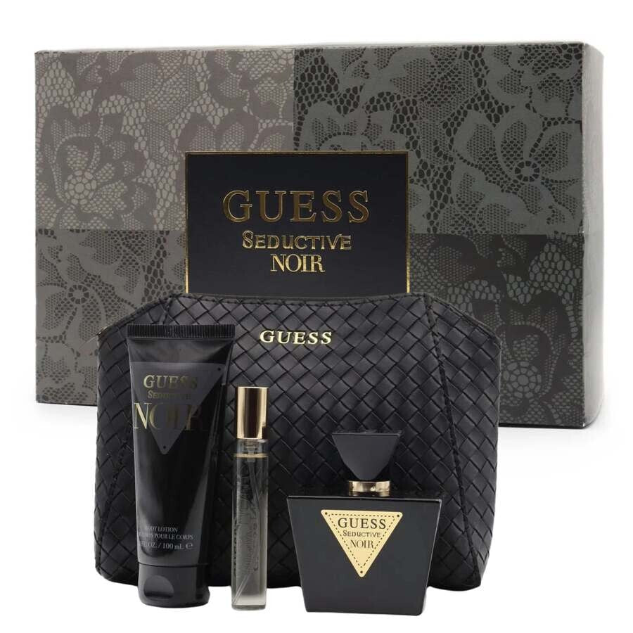 Guess Seductive W 4 Piece Set (75ml EDT + 100ml BL + 15ml EDT +Pouch )