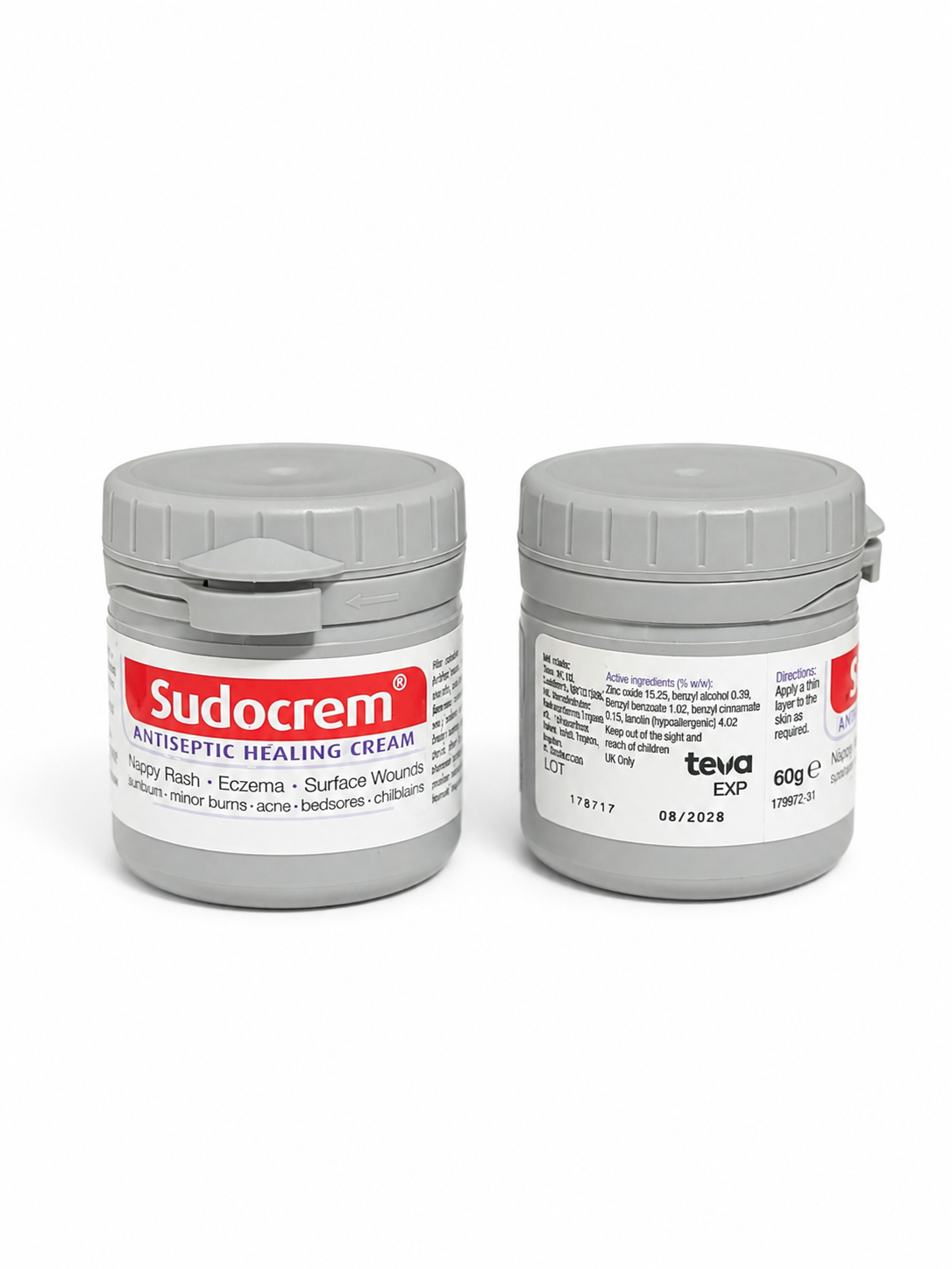 Sudocrem Antiseptic Healing Cream – 2 Copë nga 60g