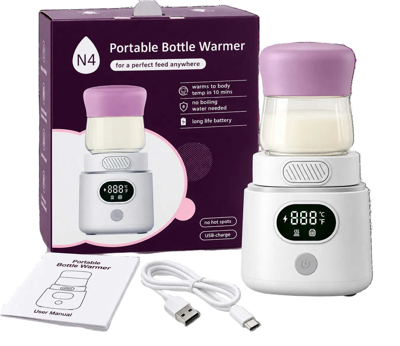Portable Bottle Warmer N4
Ngrohës e qumështit per bebin