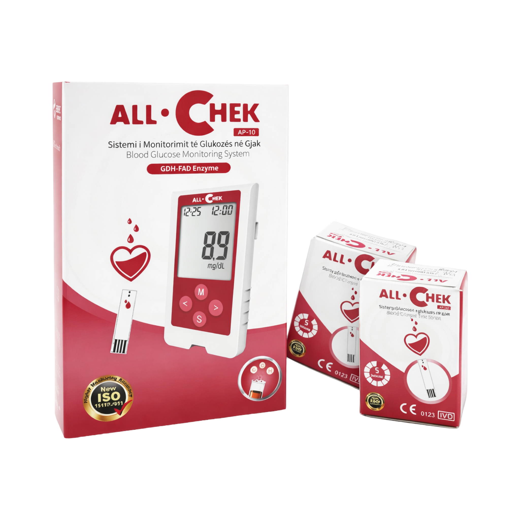 ALL-CHEK AP-10 Aparat për Matjen e Sheqerit në Gjak (Glukometër) + Test Strips