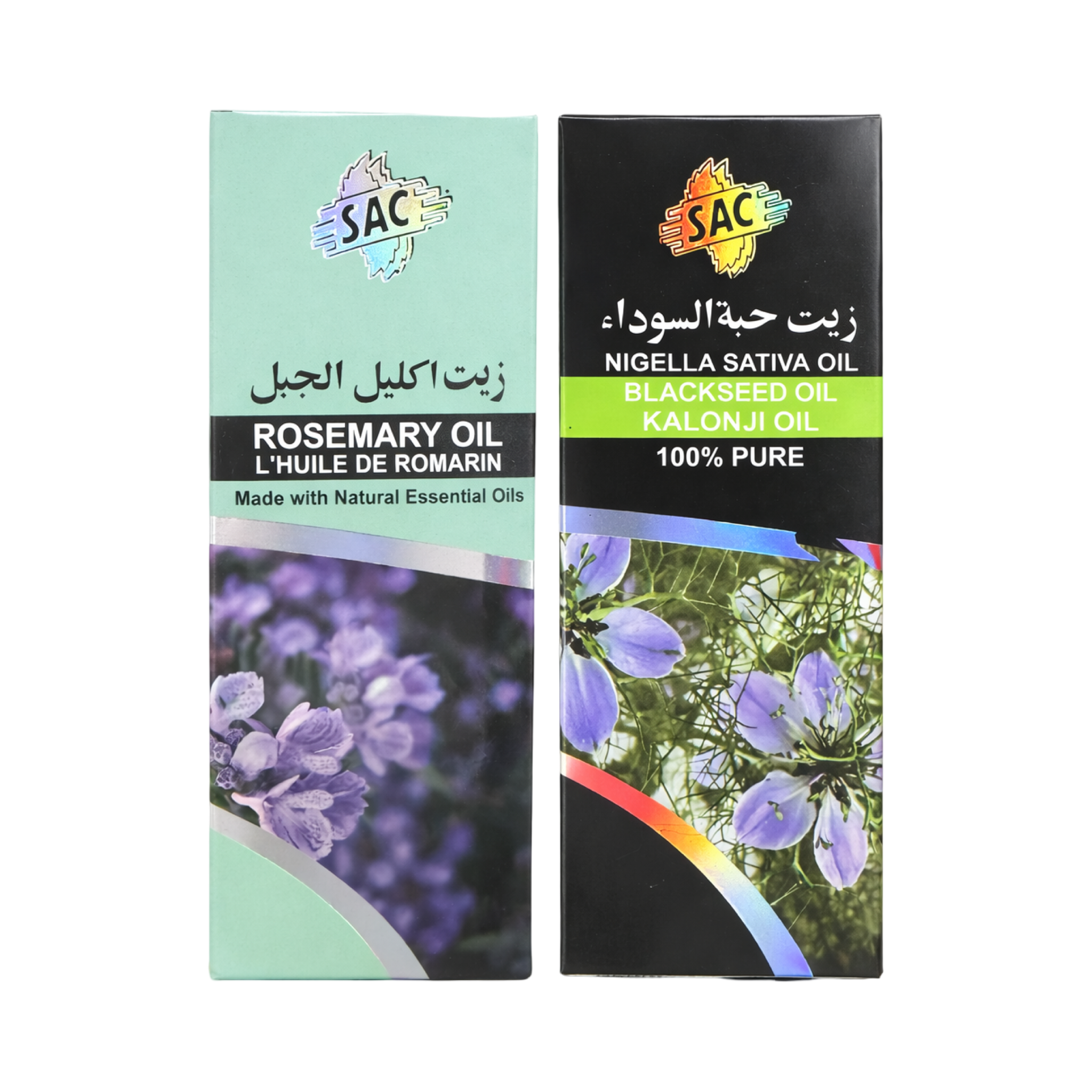 SAC Set Vajrash Natyral – Rosemary Oil & Nigella Sativa Oil (100% Pure) 125ml