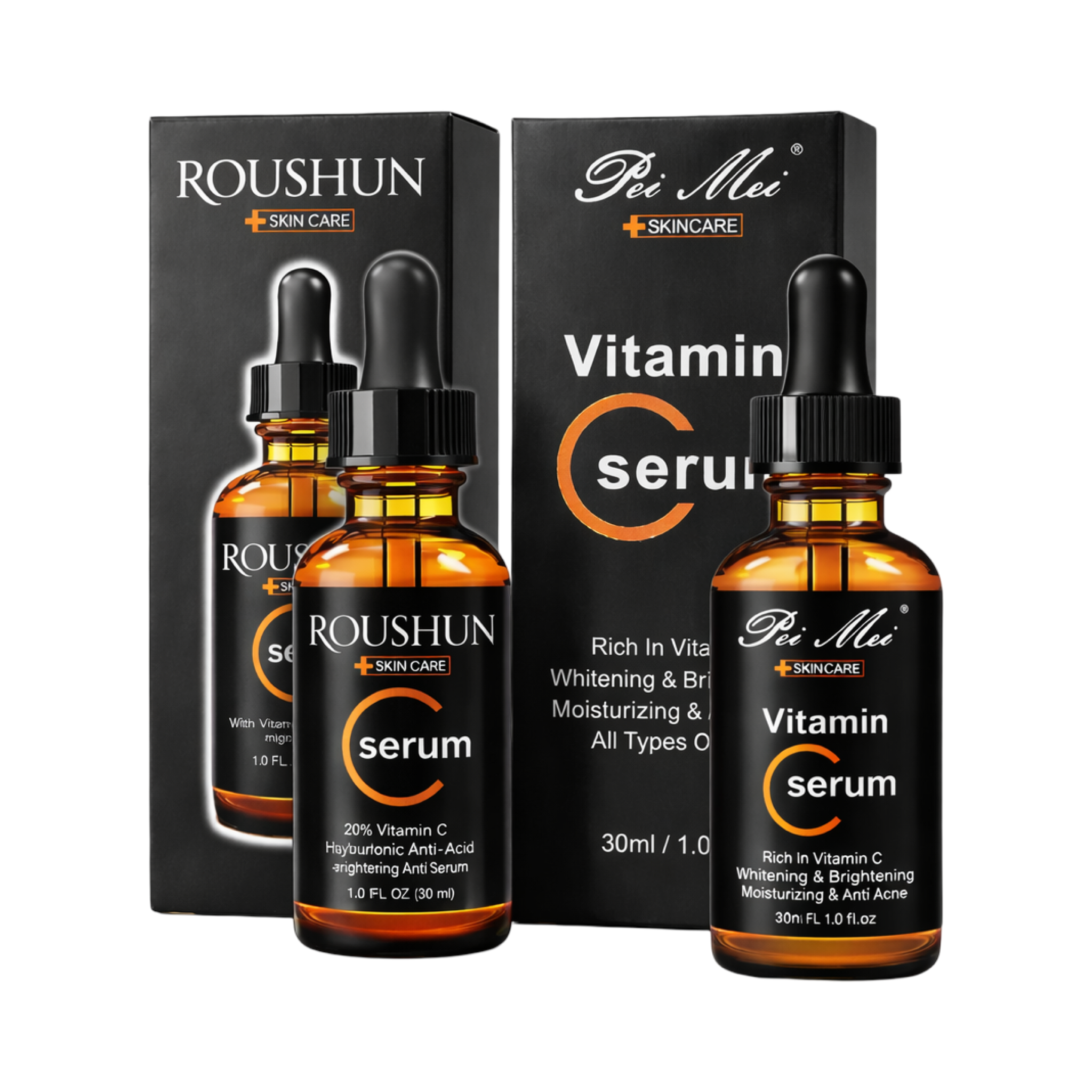 Roushun Vitamin C Serum &
Pei Mei Vitamin C Serum – 30ml