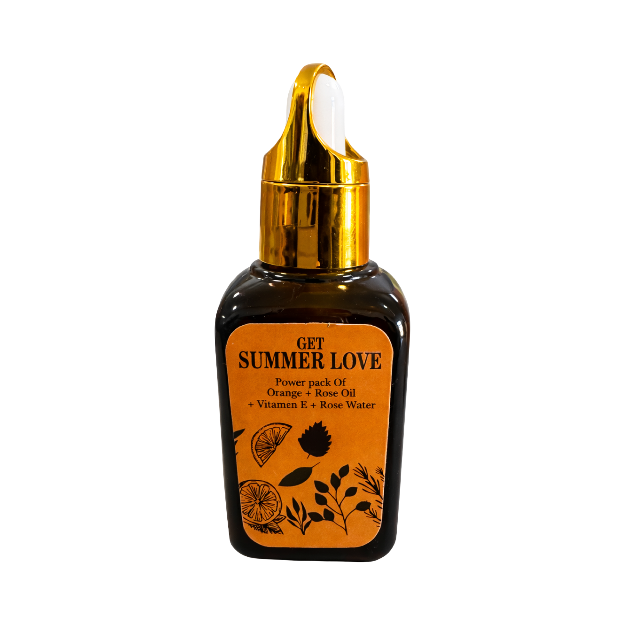 GET SUMMER LOVE – Natural Face Serum me Orange, Rose Oil & Vitamin E