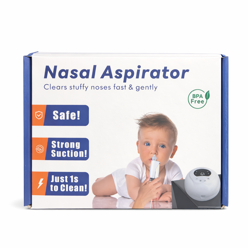 Electric Nasal Aspirator for Babies – Strong Suction | BPA Free | Safe & Gentle Cleaning