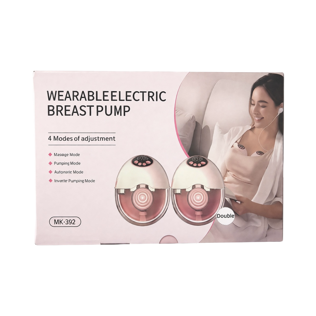 Wearable Electric Breast Pump MK-392 – Double Pump, 4 Modes, Hands-Free