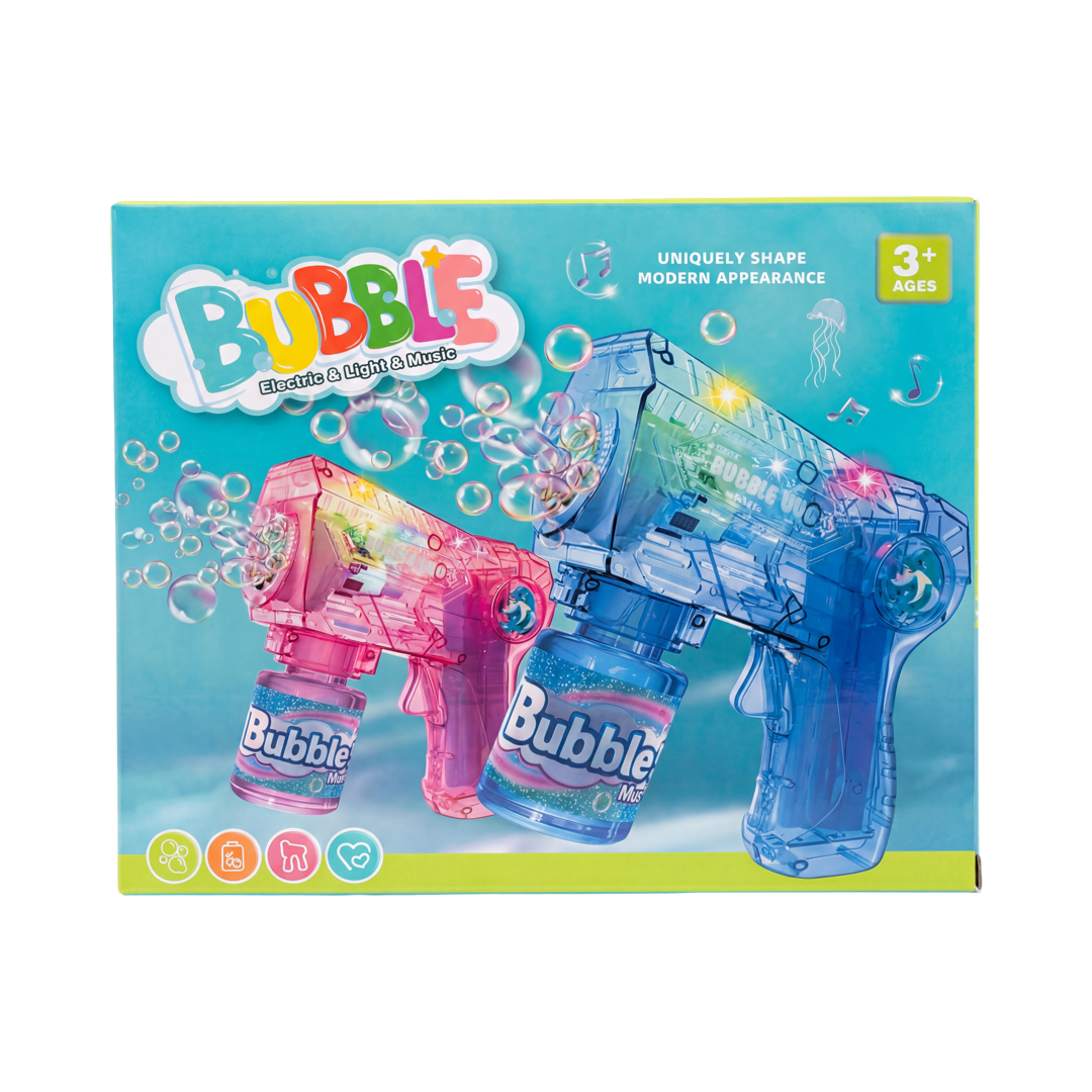 Pistoletë Flluskash “Bubble Gun” Elektrike me Drita & Muzikë (3+)