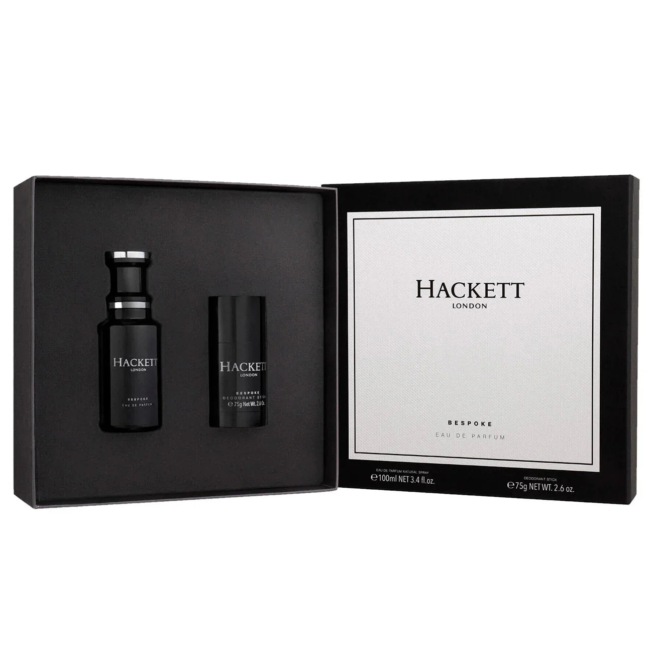 Hackett Bespoke M 2P (EDP 100ml+D/Stick 75g) G/Set