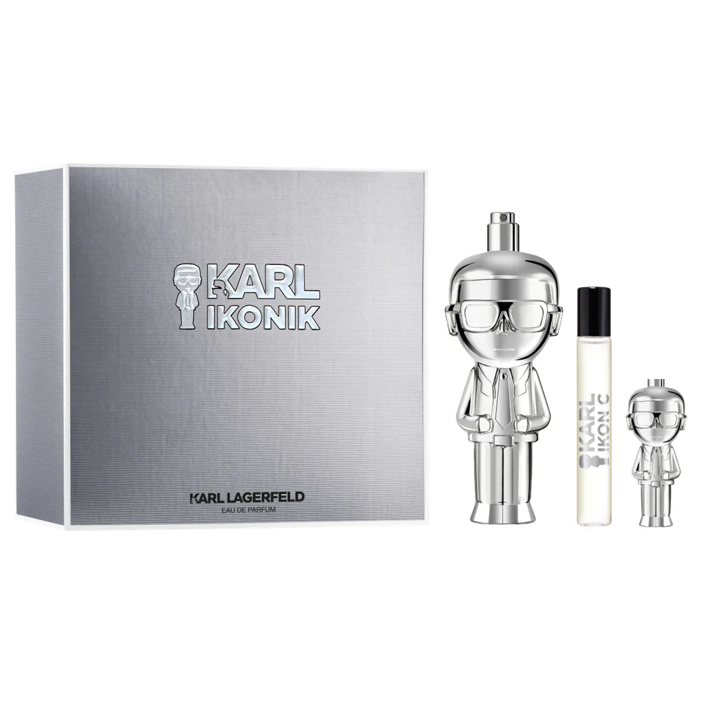 Karl Lagerfeld Ikonik 3Pcs Pour Homme (EDP 100ml+EDP 7.5ml+EDP 4.5ml)