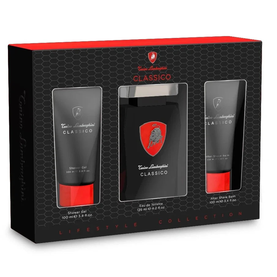 Tonino Lamborghini Classico 3Pcs (EDT 125ml+S/Gel 100ml+ASB 100ml) Set