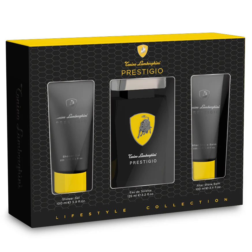 Tonino Lamborghini Prestigio L.S Coll 3Pcs (EDT 125ml+S/Gel 100ml+ASB 100ml) Set